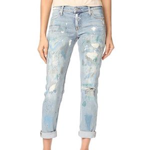 Baldwin Pollock, hand painted denim. BLDWN KC